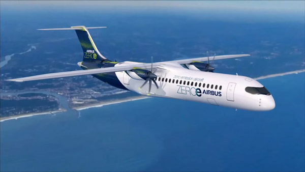 ലോകത്തിലെ ആദ്യത്തെ ഹൈഡ്രജൻ പവർഡ് വാണിജ്യ വിമാന സർവ്വീസ് പദ്ധതിയുമായി എയർബസ്
