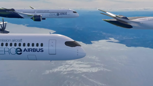 ലോകത്തിലെ ആദ്യത്തെ ഹൈഡ്രജൻ പവർഡ് വാണിജ്യ വിമാന സർവ്വീസ് പദ്ധതിയുമായി എയർബസ്