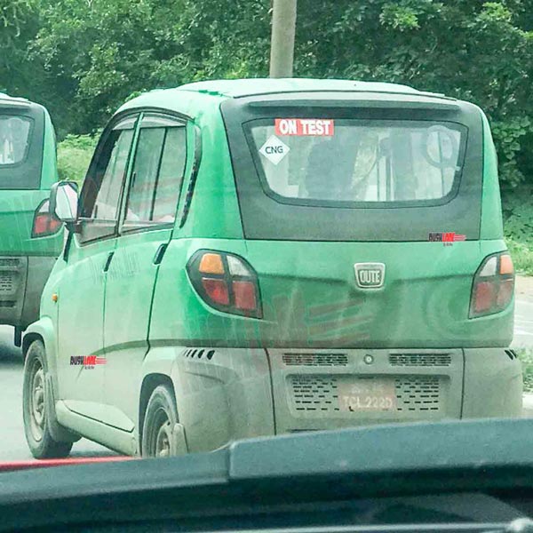 പരീക്ഷണയോട്ടം നടത്തി ബജാജ് ക്യൂട്ട് ബിഎസ് VI സിഎന്‍ജി; സ്‌പൈ ചിത്രങ്ങള്‍