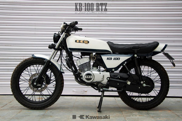 സ്‌ക്രാംബ്ലർ ലുക്കിൽ അണിഞ്ഞൊരുങ്ങി കവാസാക്കി KB 100 RTZ