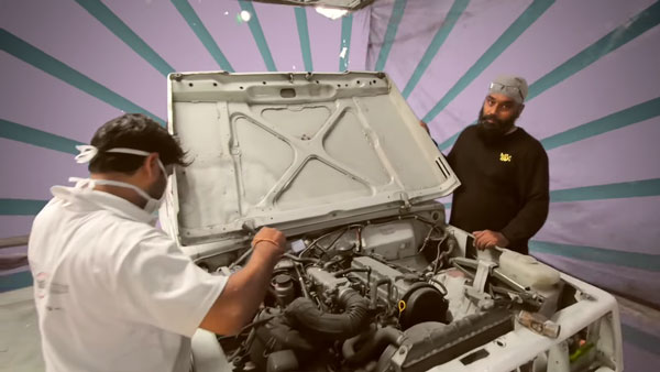 പൊലീസ് സേവനത്തിന് ശേഷം മനോഹരമായി പുനരുധരിച്ച മാരുതി ജിപ്സി