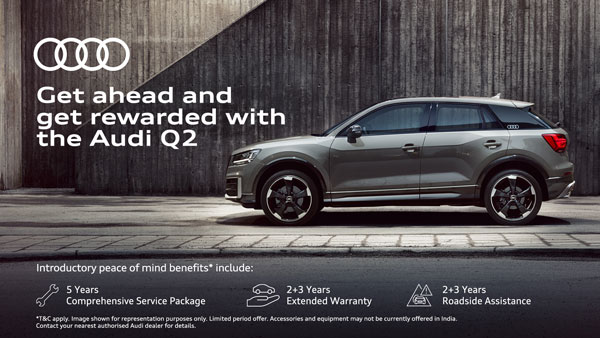 Q2 -ന്റെ ബുക്കിംഗ് ആരംഭിച്ച് ഔഡി ഇന്ത്യ