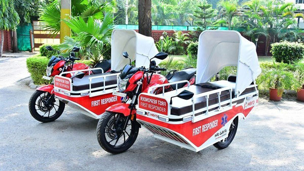 ഫസ്റ്റ് റെസ്പോണ്ടര്‍ വാഹനമായി നാല് എക്സ്ട്രീം 200R വാഹനങ്ങള്‍ കൈമാറി ഹീറോ