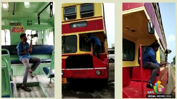 വെറൈറ്റി വോണോ? രാജ്യപ്രൗഡിയിൽ ആനവണ്ടിയിലാവാം ഇനി ഫോട്ടോഷൂട്ടും ആഘോഷങ്ങളും