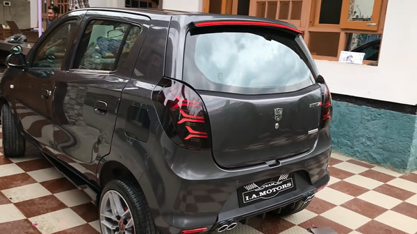 ഡാർക്ക് സ്റ്റെൽത്ത് റൈഡായി രൂപം മാറി മാരുതി ആൾട്ടോ