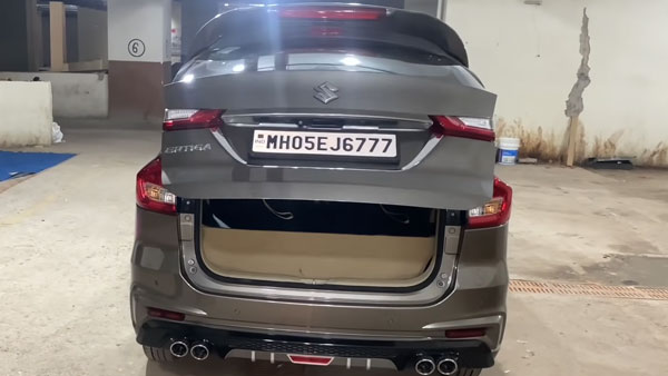 പരിഷ്കരിച്ച ഇലക്ട്രിക് ടെയിൽഗേറ്റുമായി ഇന്ത്യയിലെ ആദ്യ എർട്ടിഗ; വീഡിയോ