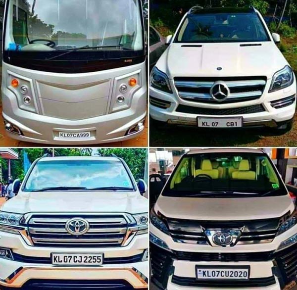 2020 മോഡൽ വെൽഫയറിന് 2020 എന്ന ഫാൻസി നമ്പർ സ്വന്തമാക്കി മോഹൻലാൽ