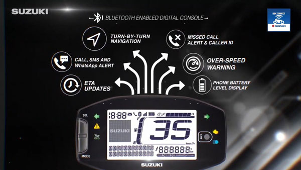 ആക്സസ് 125, ബര്‍ഗ്മാന്‍ സ്ട്രീറ്റ് മോഡലുകള്‍ക്ക് ബ്ലൂടൂത്ത് കണക്റ്റിവിറ്റി സമ്മാനിച്ച് സുസുക്കി