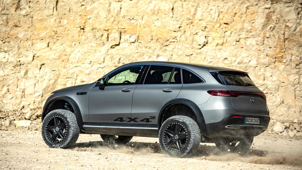 ഓഫ് റോഡ് കഴിവുകൾ പ്രദർശിപ്പിച്ച് മെർസിഡീസ് EQC 4x4 കൺസെപ്റ്റ്; വീഡിയോ