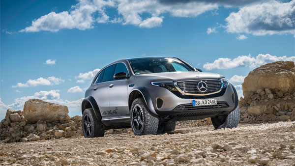 ഓഫ് റോഡ് കഴിവുകൾ പ്രദർശിപ്പിച്ച് മെർസിഡീസ് EQC 4x4 കൺസെപ്റ്റ്; വീഡിയോ