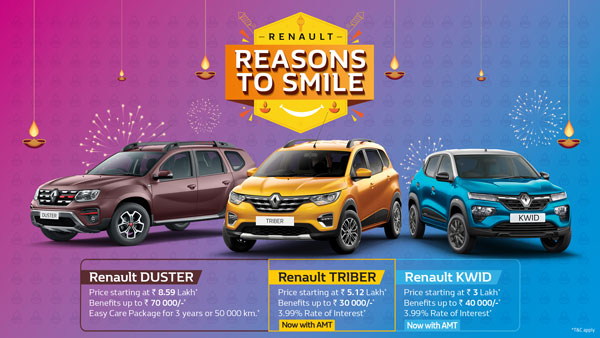 ഉത്സവ സീസണിൽ നേട്ടം കൊയ്‌ത് റെനോ; നിരത്തിലെത്തിച്ചത് 3,000-ത്തിൽ അധികം യൂണിറ്റുകൾ