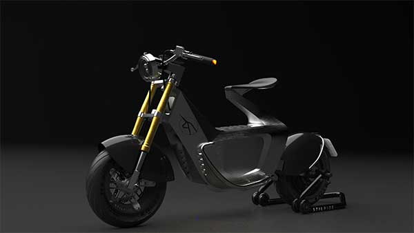 ഒറിഗാമി സ്റ്റൈൽ ഷീറ്റ് മെറ്റൽ ഇവി സ്കൂട്ടറുമായി സ്റ്റിൽ‌റൈഡ്