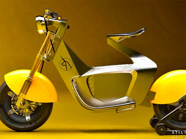 ഒറിഗാമി സ്റ്റൈൽ ഷീറ്റ് മെറ്റൽ ഇവി സ്കൂട്ടറുമായി സ്റ്റിൽ‌റൈഡ്