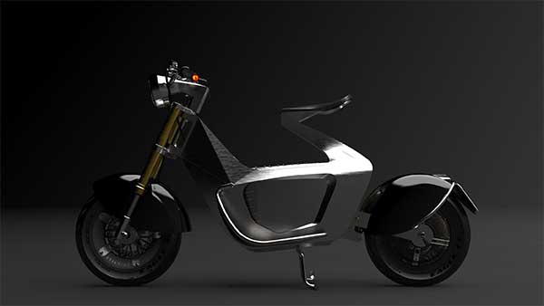 ഒറിഗാമി സ്റ്റൈൽ ഷീറ്റ് മെറ്റൽ ഇവി സ്കൂട്ടറുമായി സ്റ്റിൽ‌റൈഡ്