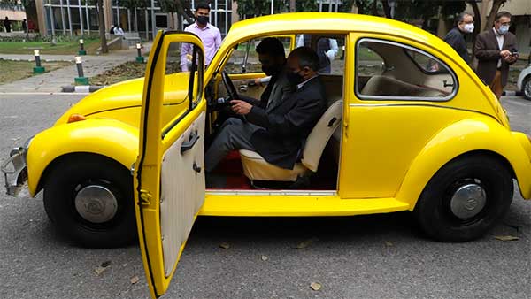 ഫോക്‌സ്‌വാഗണ്‍ ബീറ്റിലിന് ഇലക്ട്രിക് ജന്മം നല്‍കി ഡല്‍ഹി IIT