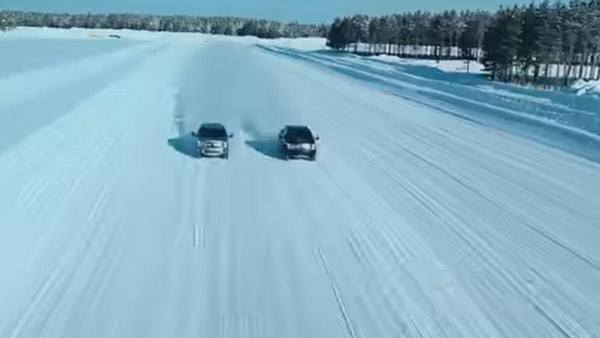 മഞ്ഞില്‍ പരീക്ഷണയോട്ടം നടത്തി ഫോര്‍ഡ് F-150 പിക്കപ്പ് ട്രക്ക്; വീഡിയോ