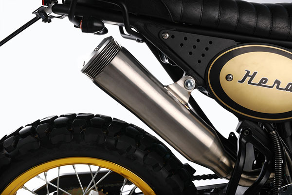 ഹീറോ 250 സിസി സ്‌ക്രാംബ്ലർ സ്റ്റൈൽ മോട്ടോർസൈക്കിൾ അവതരിപ്പിച്ച് ബുള്ളിറ്റ് 