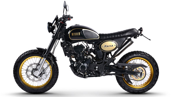 ഹീറോ 250 സിസി സ്‌ക്രാംബ്ലർ സ്റ്റൈൽ മോട്ടോർസൈക്കിൾ അവതരിപ്പിച്ച് ബുള്ളിറ്റ് 