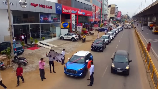 ആവേശമുണര്‍ത്തി മാഗ്നൈറ്റിന്റെ ഡെലിവറി; ഒറ്റ ദിവസം നിരത്തിലെത്തിച്ചത് 100 യൂണിറ്റുകള്‍