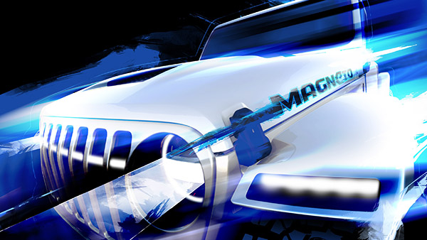 റാങ്‌ലർ ഇവി മാഗ്നെറ്റോ കൺസെപ്റ്റിന്റെ ടീസർ പങ്കുവെച്ച് ജീപ്പ്