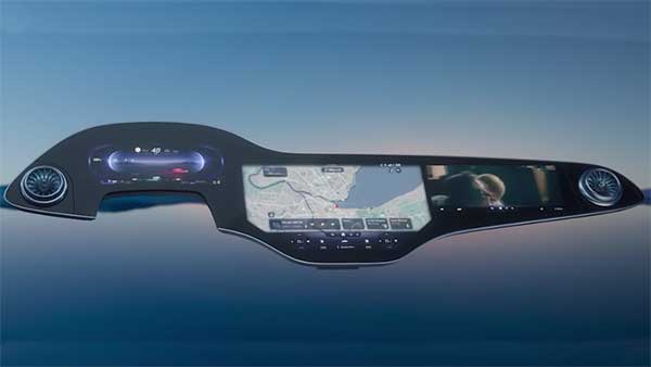 ആഗോള പ്രീമിയറിനു മുന്നോടിയായി EQS -ന്റെ ഇന്റീരിയർ ചിത്രങ്ങൾ വെളിപ്പെടുത്തി മെർസിഡീസ്