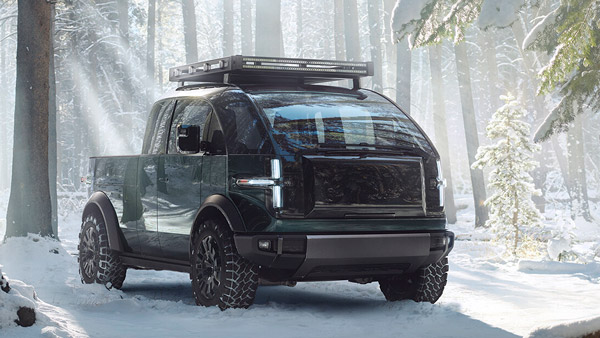 ടെസ്‌ലക്ക് വെല്ലുവിളി; ഇലക്ട്രിക് പിക്കപ്പ് ട്രക്ക് അവതരിപ്പിച്ച് കാനൂ