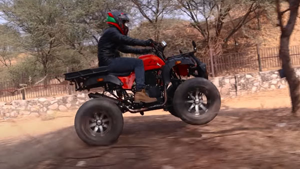ATV -യായി രൂപം മാറി റോയൽ എൻഫീൽഡ് ഹിമാലയൻ; വീഡിയോ