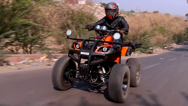 ATV -യായി രൂപം മാറി റോയൽ എൻഫീൽഡ് ഹിമാലയൻ; വീഡിയോ