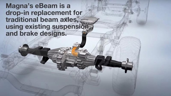 സാധാരണ പിക്കപ്പ് ട്രക്കുകളെ അനായാസം ഇലക്ട്രിക്കായി മാറ്റാവുന്ന e-ബീം സാങ്കേതികവിദ്യയുമായി മാഗ്ന