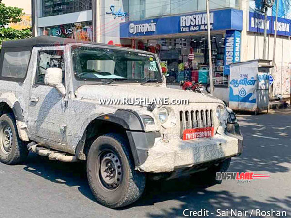 സൈഡ് ഫെയ്‌സിംഗ് പിന്‍ സീറ്റുകളുമായി മഹീന്ദ്ര ഥാര്‍; സ്‌പൈ ചിത്രങ്ങള്‍