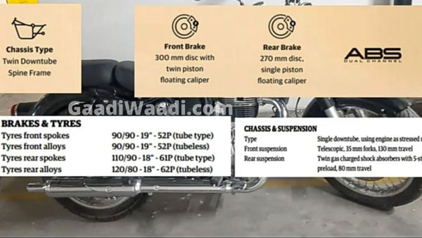 പുത്തൻ ക്ലാസിക് 350 മോഡലിന്റെ കൂടുതൽ വിവരങ്ങൾ പുറത്ത്, ഒരുങ്ങുന്നത് എൻഫീൽഡിന്റെ J1D പ്ലാറ്റ്ഫോമിൽ