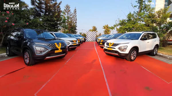 ടാറ്റ സഫാരിയ്ക്ക് പ്രിയമേറുന്നു; കൊച്ചിയില്‍ ഒരേ സമയം ഡെലിവറി ചെയ്തത് 10 എസ്‌യുവികള്‍