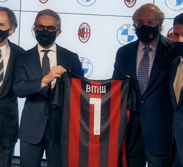 സ്ലാട്ടനും പിള്ളേർക്കും ഇനി പുത്തൻ ബി‌എം‌ഡബ്ല്യു കാർ; എസി മിലാനുമായുള്ള പങ്കാളിത്തം പ്രഖ്യാപിച്ച് ജർമൻ ബ്രാൻഡ്