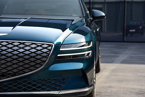 ഫ്ലാഗ്ഷിപ്പ് G80 സെഡാന്റെ ഇലക്ട്രിക് പതിപ്പിനെ പരിചയപ്പെടുത്തി ജെനിസിസ് ഫ്ലാഗ്ഷിപ്പ് G80 സെഡാന്റെ ഇലക്ട്രിക് പതിപ്പിനെ പരിചയപ്പെടുത്തി ജെനിസിസ്