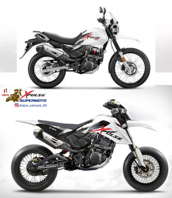 മനംകവരാന്‍ ഹീറോ എക്‌സ്പള്‍സ് 200; ഒരുങ്ങുന്നത് സൂപ്പര്‍മോട്ടോ പരിവേഷത്തില്‍