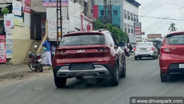പുറത്തിറങ്ങും മുമ്പ് പുത്തൻ ലോഗോയുമായി ക്യാമറയിൽ കുടുങ്ങി 2021 കിയ സോനെറ്റ്