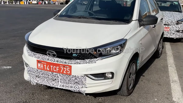 പരീക്ഷണയോട്ടത്തിനിടെ ക്യാമറയിൽ കുടുങ്ങി 2021 ടിഗോർ ഇവി ഫെയ്‌സ്‌ലിഫ്റ്റ്