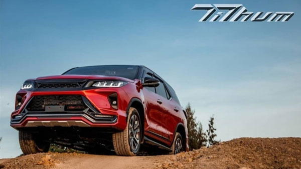 തിഥം ബോഡി കിറ്റിൽ മസ്കുലാർ ഭാവത്തിൽ ടൊയോട്ട ഫോർച്യൂണർ ലെജൻഡർ