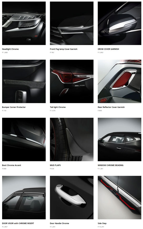 2021 സെൽറ്റോസ് കൂടുതൽ ആകർഷകമാക്കാൻ ആക്സസറികൾ അവതരിപ്പിച്ച് കിയ