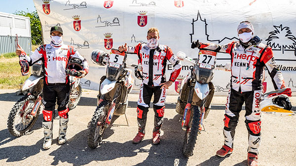 2021 ആൻലുസിയ റാലി ടോപ്പ് ഫൈവിൽ സ്ഥാനം പിടിച്ച് ഹീറോ മോട്ടോസ്പോർട്സ്