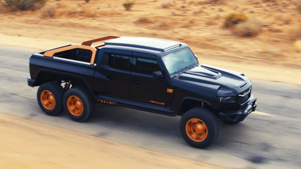 അഗ്രസ്സീവ് മോൺസ്റ്റർ രൂപഭാവത്തിൽ ഹെർക്കുലീസ് 6x6 പുറത്തിറക്കി റെസ്വാനി