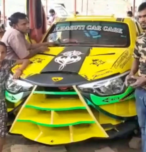 ചെലവഴിച്ചത് 6 ലക്ഷം രൂപ; സ്വിഫ്റ്റിനെ ലംബോര്‍ഗിനിയായി വാര്‍ത്തെടുത്തു മെക്കാനിക്ക്