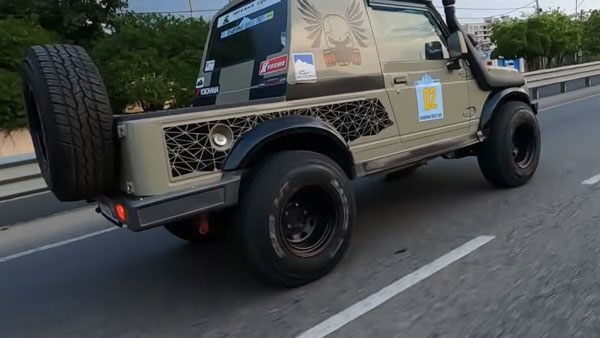 റാലി ക്യാബിനുമായി പരുക്കൻ ലുക്കിൽ കസ്റ്റമൈസ്ഡ് മാരുതി ജിപ്സി