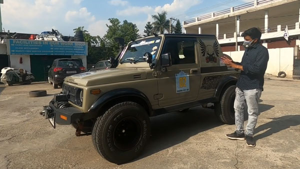 റാലി ക്യാബിനുമായി പരുക്കൻ ലുക്കിൽ കസ്റ്റമൈസ്ഡ് മാരുതി ജിപ്സി