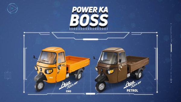 കാര്‍ഗോ, പാസഞ്ചര്‍ വിഭാഗങ്ങളിലേക്ക് പുതിയ സിഎന്‍ജി ത്രീ-വീലറുകള്‍ അവതരിപ്പിച്ച് പിയാജിയോ