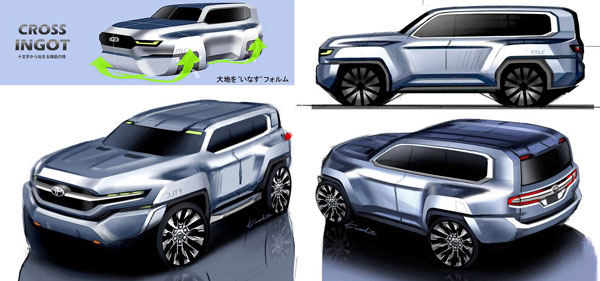 2022 ലാൻഡ് ക്രൂയിസർ എത്തേണ്ടിയിരുന്നത് ഈ രൂപത്തിൽ; പുതുതലമുറ മോഡലിന്റെ ആദ്യ ഡിസൈൻ സ്കെച്ചുകൾ പങ്കുവെച്ച് ടൊയോട്ട