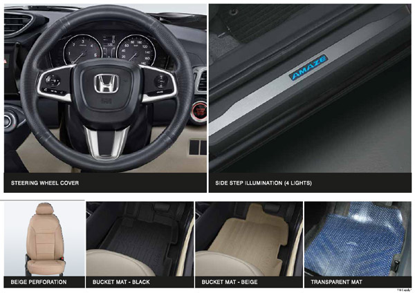 കൂടുതൽ മോടിയാക്കാം, Amaze ഫെയ്‌സ്‌ലിഫ്റ്റിലേക്ക് പുതിയ ആക്‌സസറികൾ അവതരിപ്പിച്ച് Honda