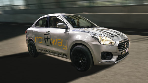 മുടക്കിയത് 5 ലക്ഷം; Maruti Dzire-നെ ഇലക്ട്രിക്കിലേക്ക് മാറ്റി Northway Motorsport