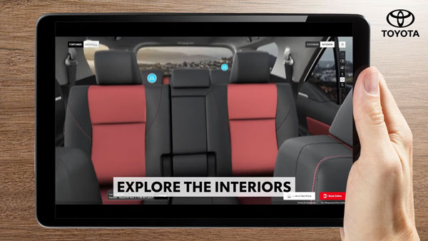 ഉപഭോക്താക്കളുടെ പർച്ചേസ് എക്സ്പീരിയൻസ് വിപുലീകരിക്കാൻ വെർച്വൽ ഷോറൂം അവതരിപ്പിച്ച് ടൊയോട്ട