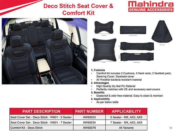 അകം പുറം മോടിയാക്കാൻ ധാരാളം ആക്സസറി പാക്കേജുകളും, XUV700 എസ്യുവി ഉടൻ നിരത്തുകളിലേക്ക് അകം പുറം മോടിയാക്കാൻ ധാരാളം ആക്സസറി പാക്കേജുകളും, XUV700 എസ്യുവി ഉടൻ നിരത്തുകളിലേക്ക്